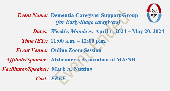 Alzheimers Caregivers Support Group Mark A Nutting Facilitator, Alzheimer's Association