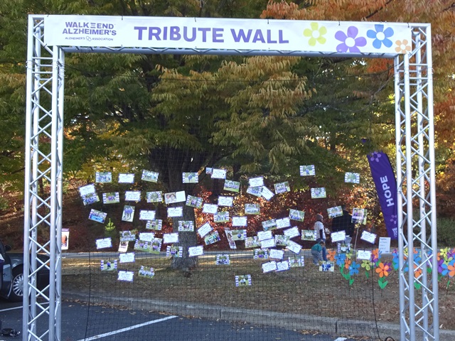 Alzheimer's Tribute Wall 2024 Alzheimer's Walk