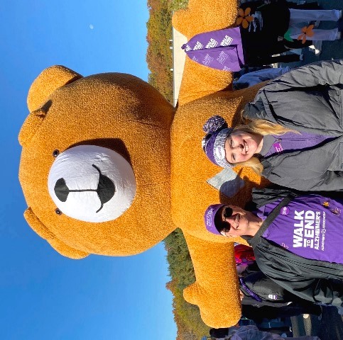 Mark Nutting and Meghan Lemay (Regional Manager, Western MA, Alzheimer's Association)