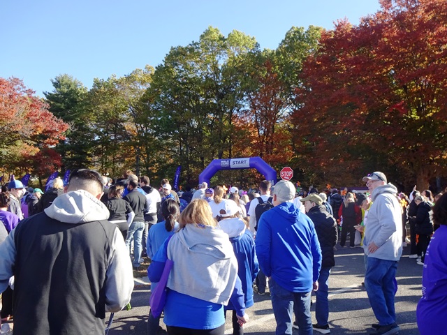 Pioneer Valley 2025 Alzheimer's Walk start
